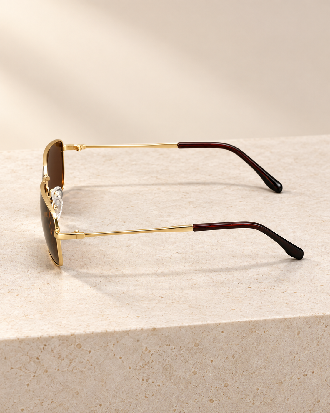 Square metal sunglasses
