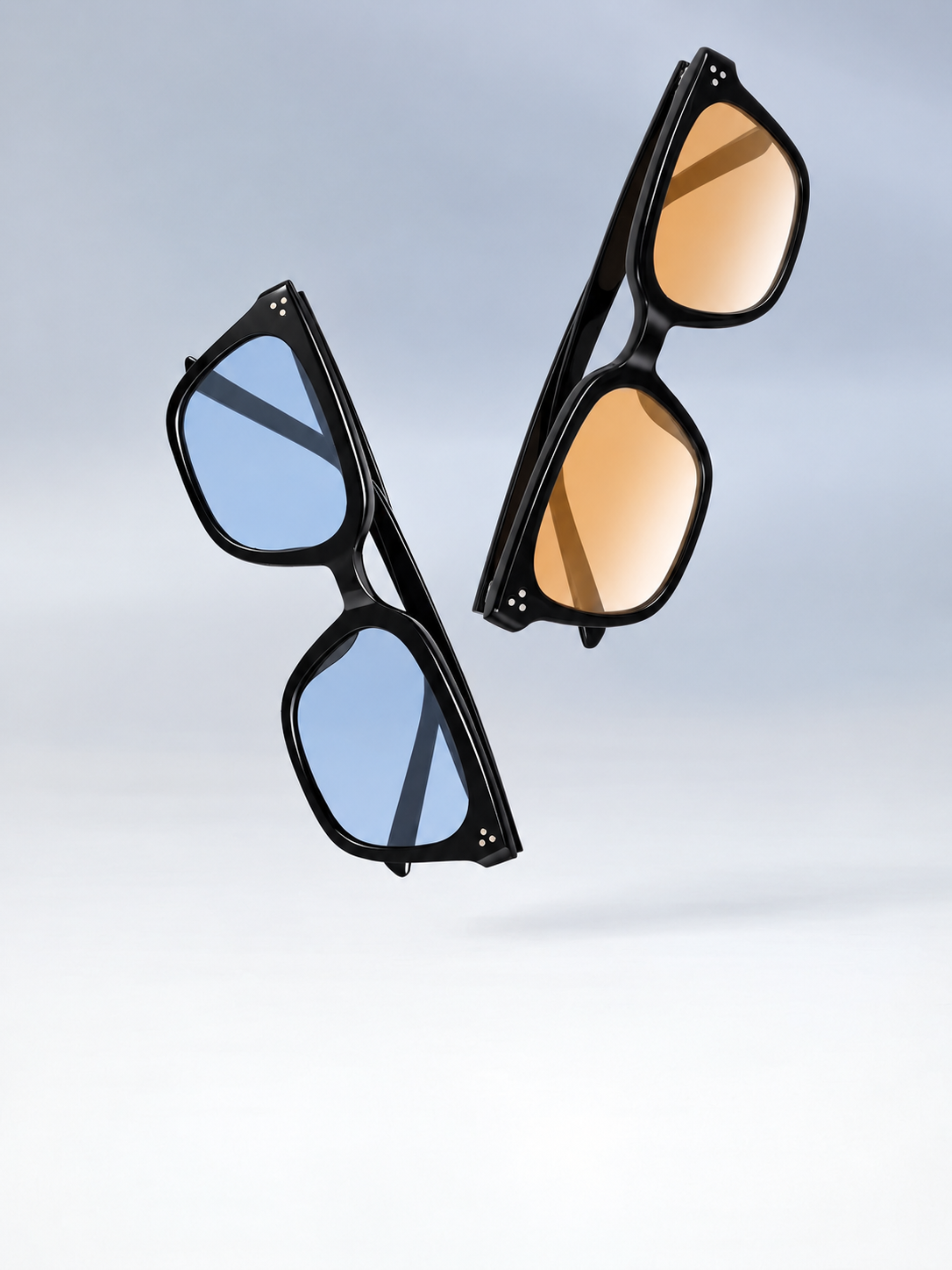 Tinted square sunglasses
