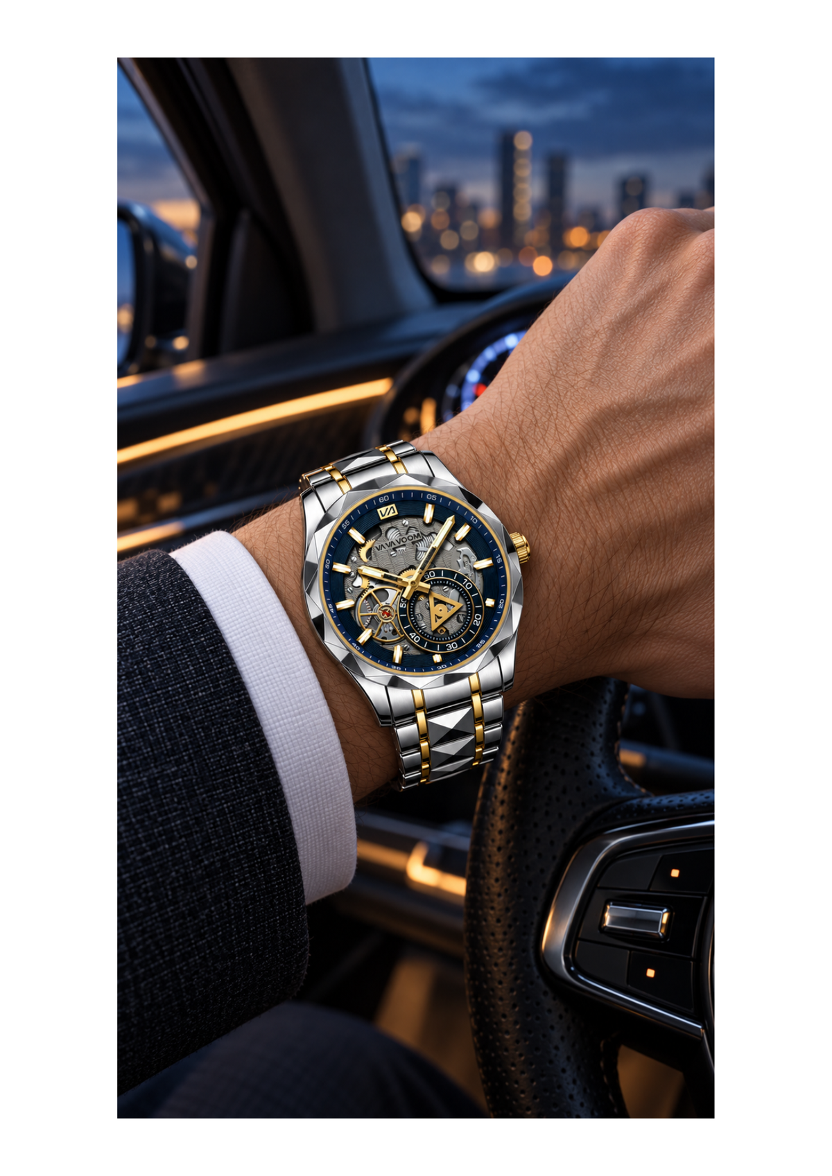 Skeleton dial watch