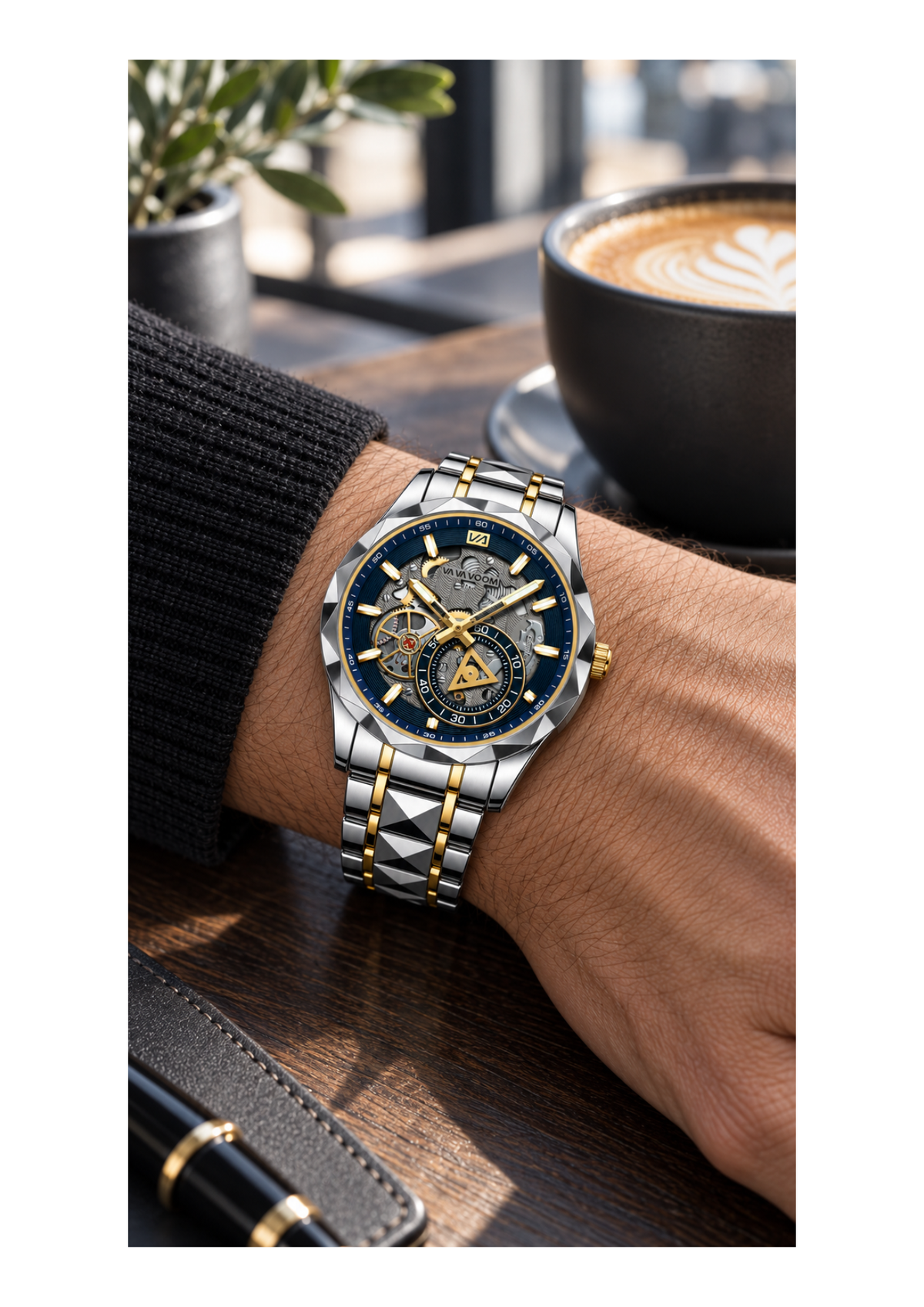 Skeleton dial watch