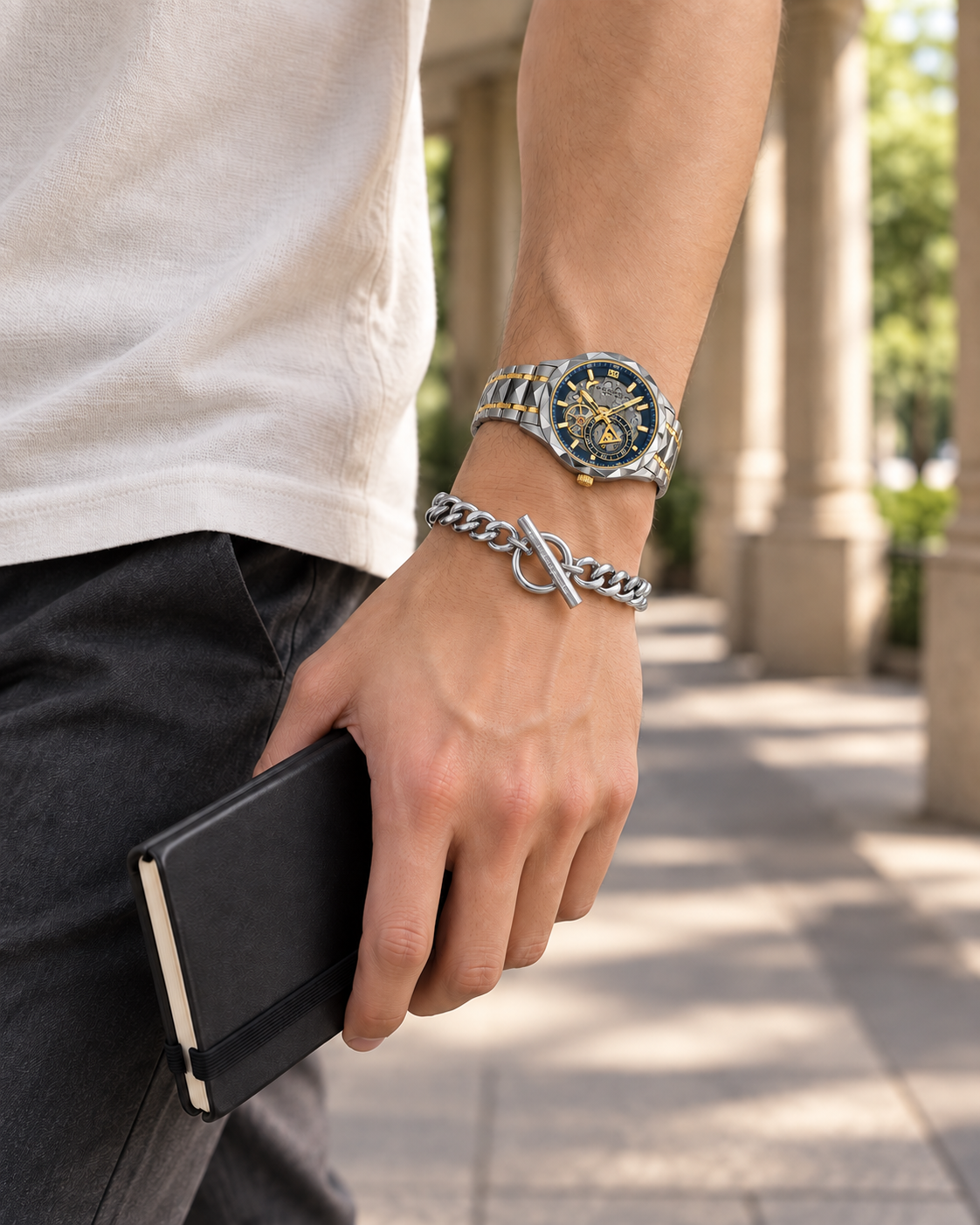 Toggle clasp bracelet