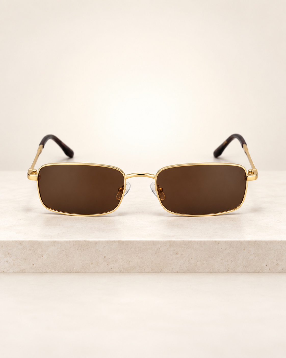Square metal sunglasses