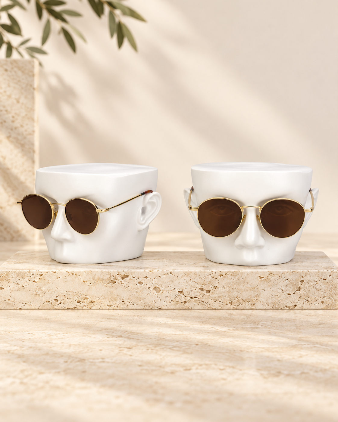 Round metal sunglasses